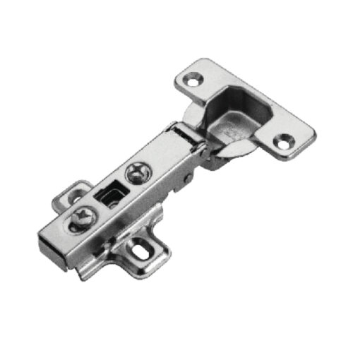 E-Series Auto Close Clip-on Hinge with 2 Hole Mounting Plate