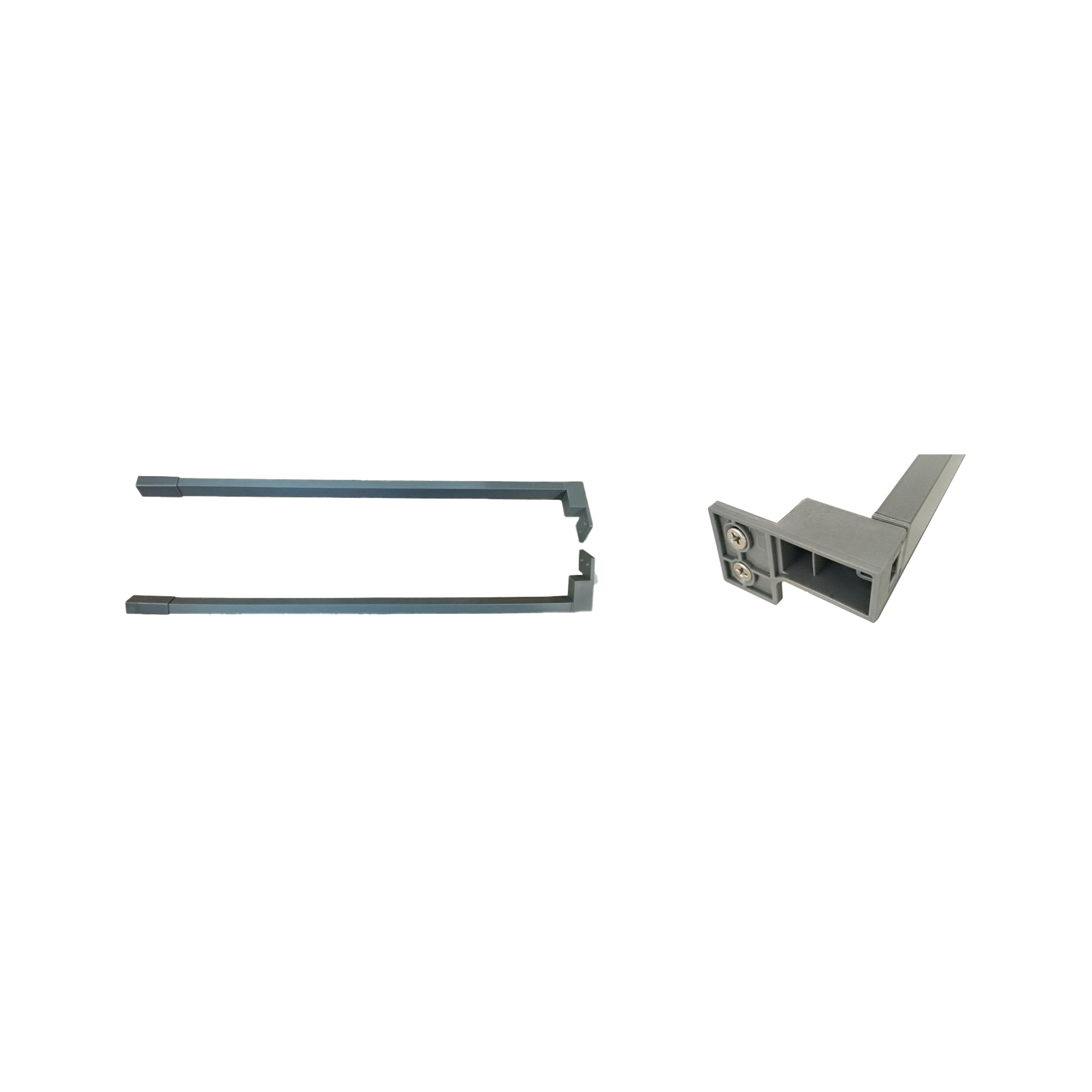 Ergotec Square Rail with Full-Extension and Soft-Close