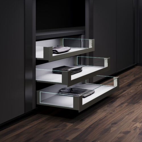 Slim Pro Inner Drawer System with Full-Extension and Soft-Close