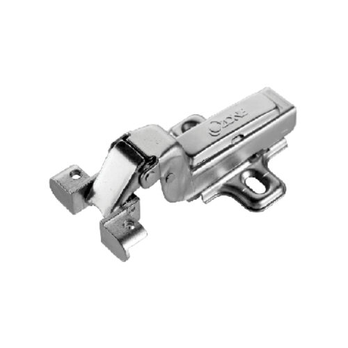 Auto Close Clip-On 19MM AL. Profile Hinge With 2 Hole Mounting Plate & Cover Cap