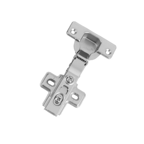 Soft Close Clip-on Hinge with 2 Hole Mounting Plate (without Cover Cap & Screws)