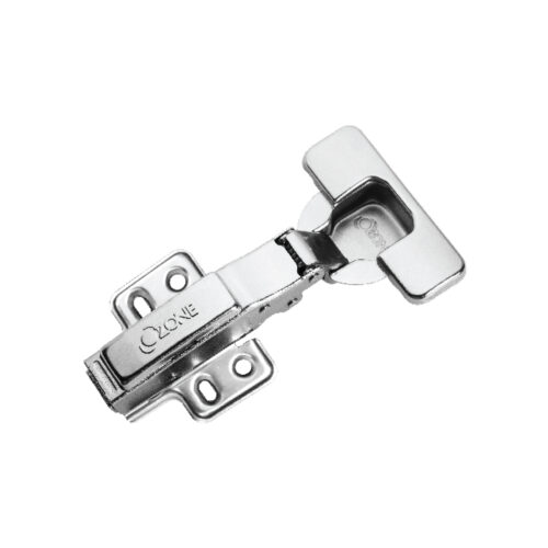 Soft Close Clip-on Hinge with 4 Hole Mounting Plate (with Cover Cap & Screws)