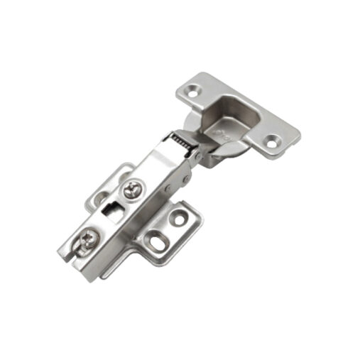 Soft Close Screw-on Hinge with 4 Hole Mounting Plate