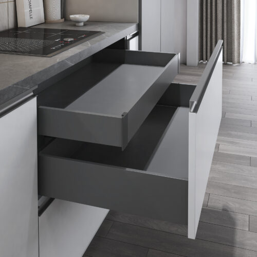 Slim Pro Inner Drawer System with Full-Extension and Soft-Close